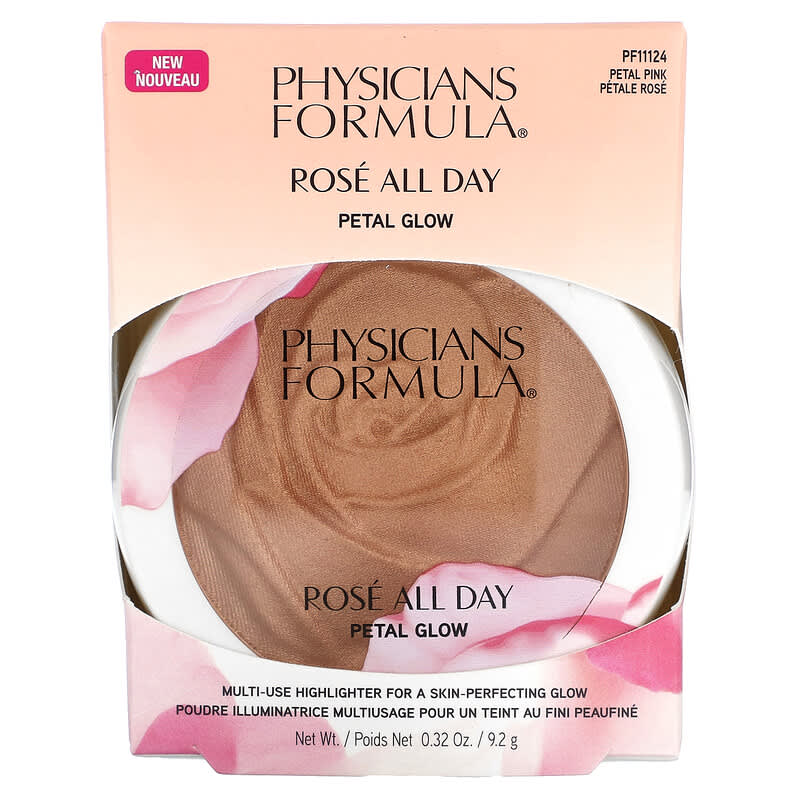 Physicians Formula, Rose All Day Highlighter, Petal Glow, 0.32 oz (9.2 g)