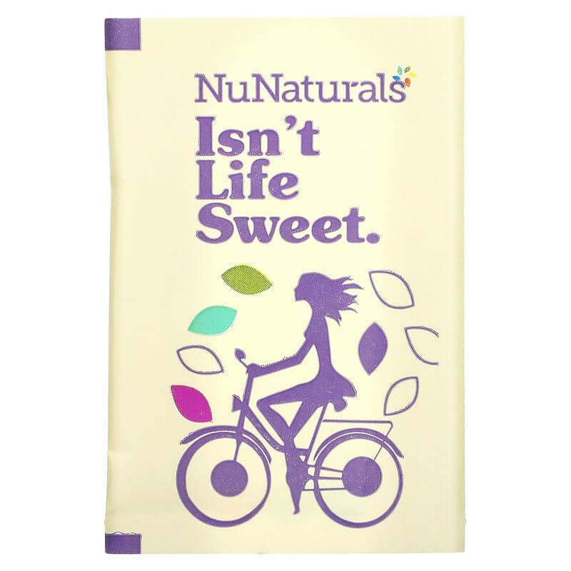 NuNaturals, Organic Sweetener, Stevia and Monk Fruit, 70 Packets, 2.47 oz (70 g)