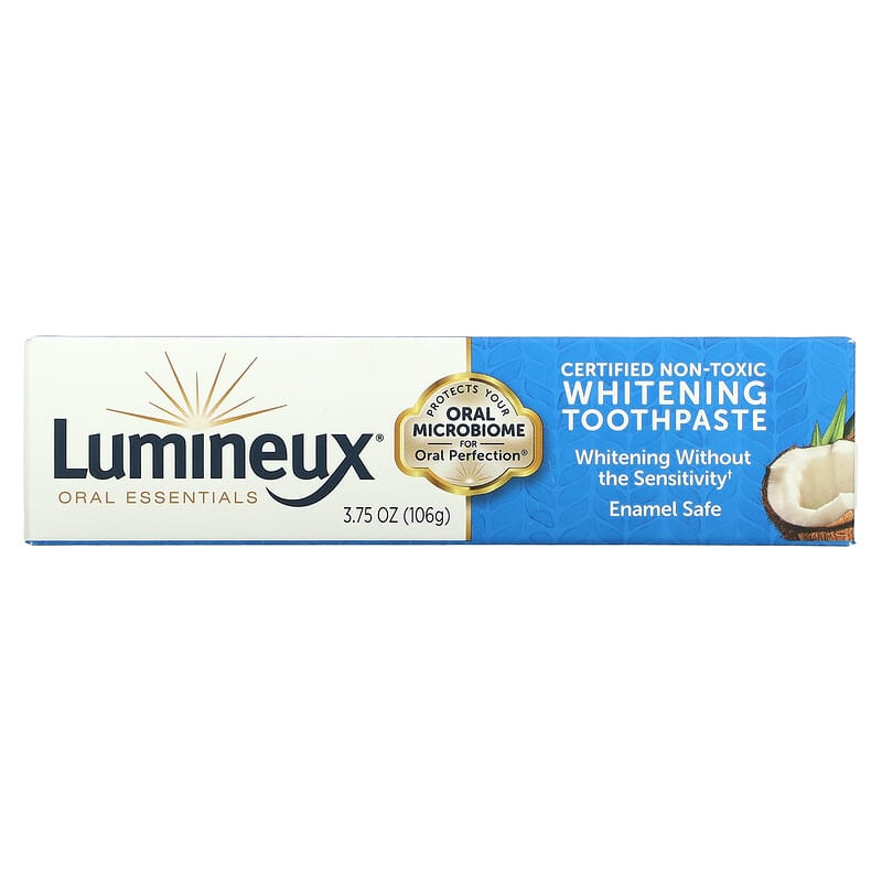 Lumineux Oral Essentials, Certified Non-Toxic Whitening Toothpaste, 3.75 oz (106 g)