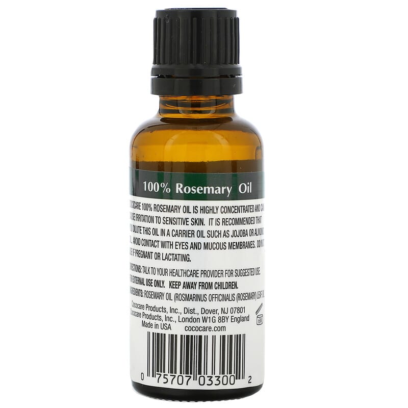 Cococare, 100% Rosemary Oil, 1 fl oz (30 ml)