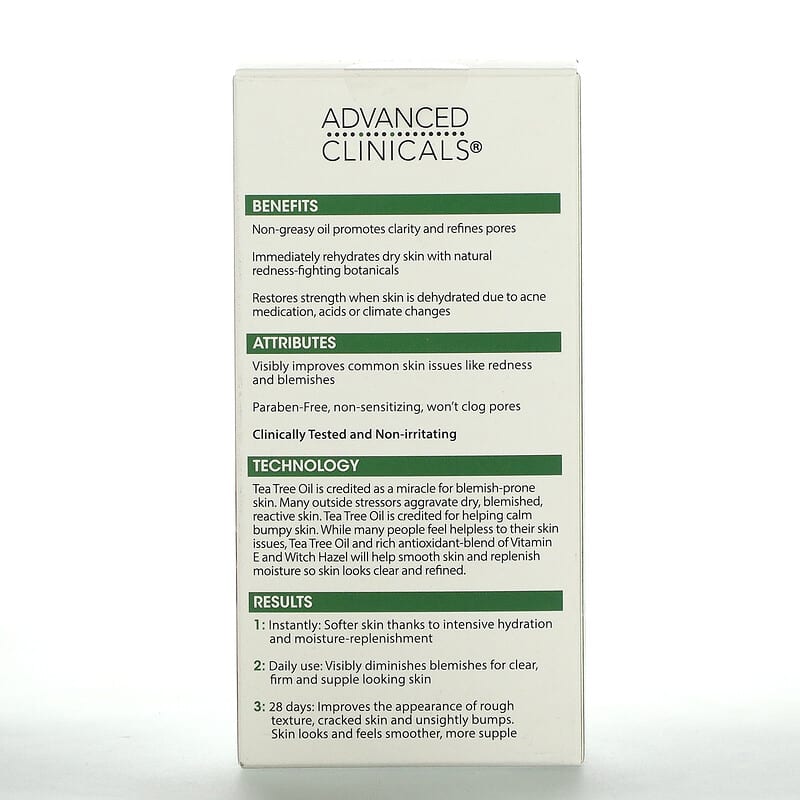 Advanced Clinicals, Tea Tree Oil, 1.8 fl oz (53 ml)