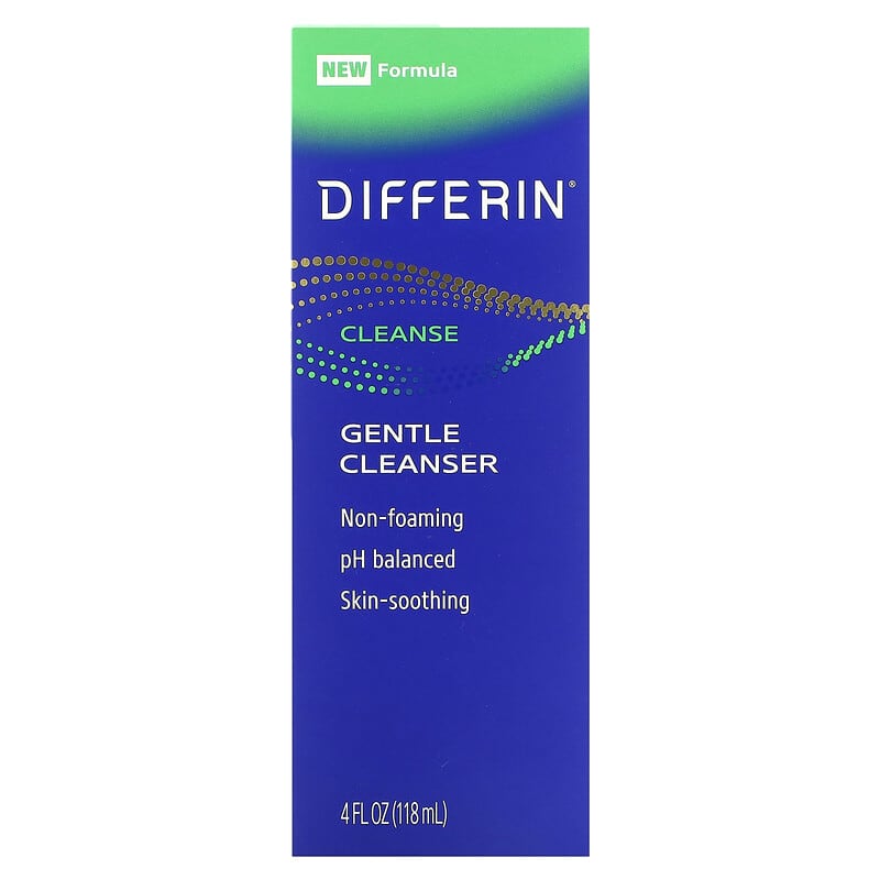 Differin, Gentle Cleanser, Fragrance Free, 4 fl oz (118 ml)