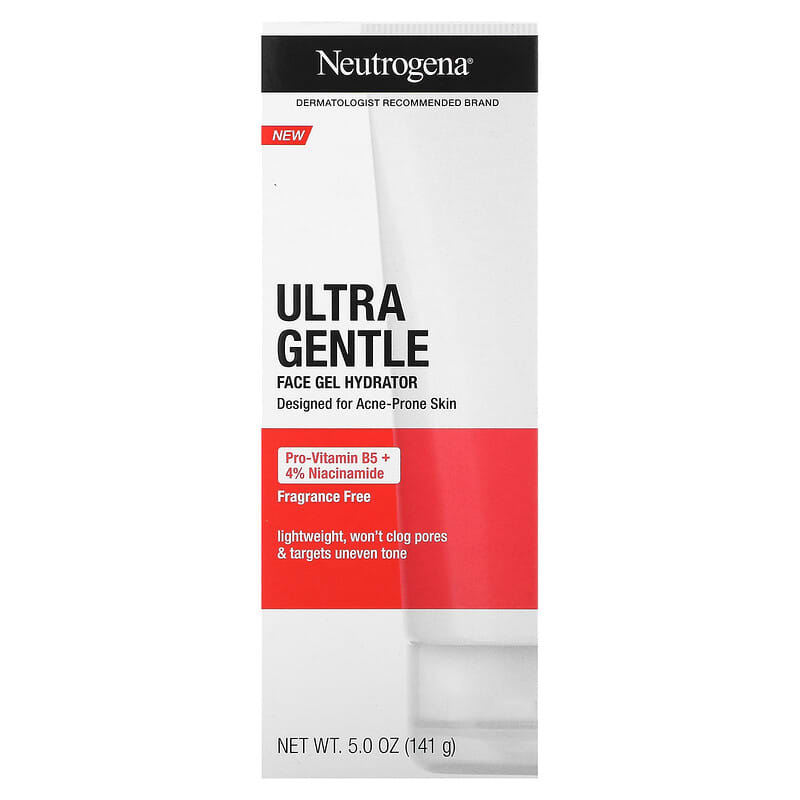 Neutrogena, Face Gel Hydrator, Ultra Gentle, Fragrance Free, 5.0 oz (141 g)