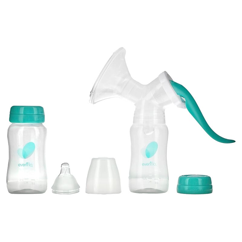 Evenflo Feeding, Deluxe Advanced Manual Breast Pump, 10 Piece Kit