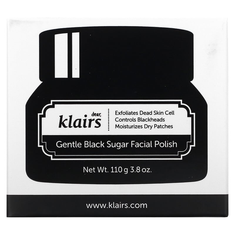 Dear, Klairs, Gentle Black Sugar Facial Polish, 3.8 oz (110 g)