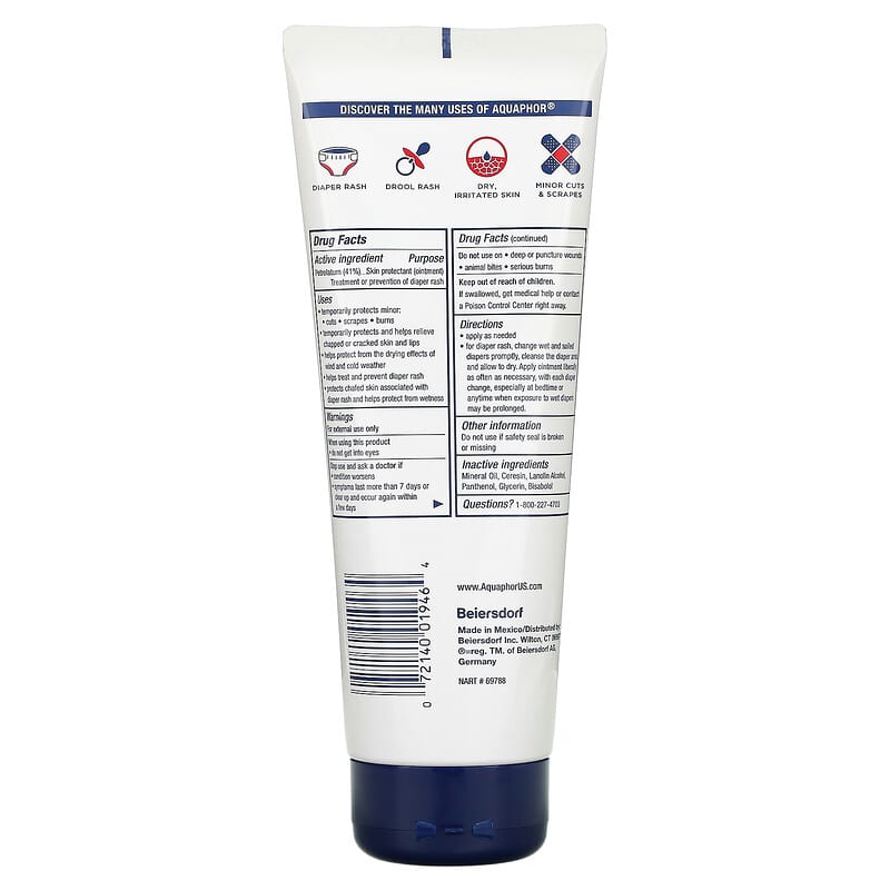 Aquaphor, Baby, Healing Ointment, Fragrance Free, 7 oz (198 g)