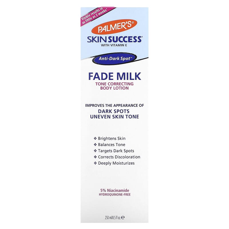 Palmers, Skin Success with Vitamin E, Fade Milk, Tone Correcting Body Lotion, 8.5 fl oz (250 ml)