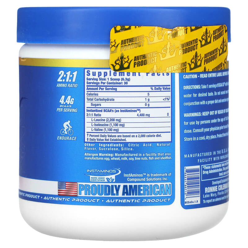 Ronnie Coleman, Vital Edition, BCAA XS, Cotton Candy, 6.67 oz (189 g)