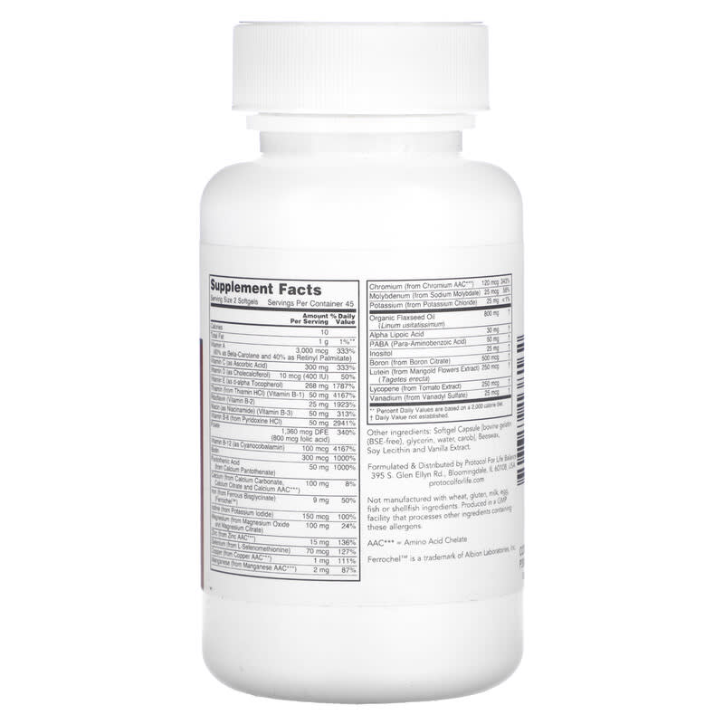 Protocol for Life Balance, Ortho Multi, 90 Softgels