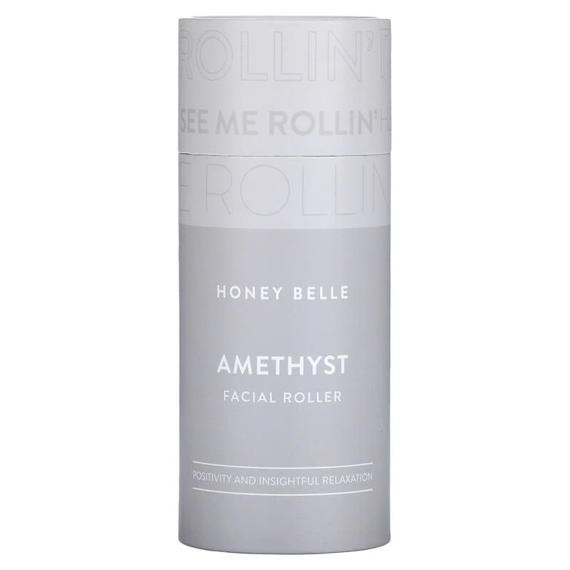 Honey Belle, Amethyst Facial Roller, 1 Roller