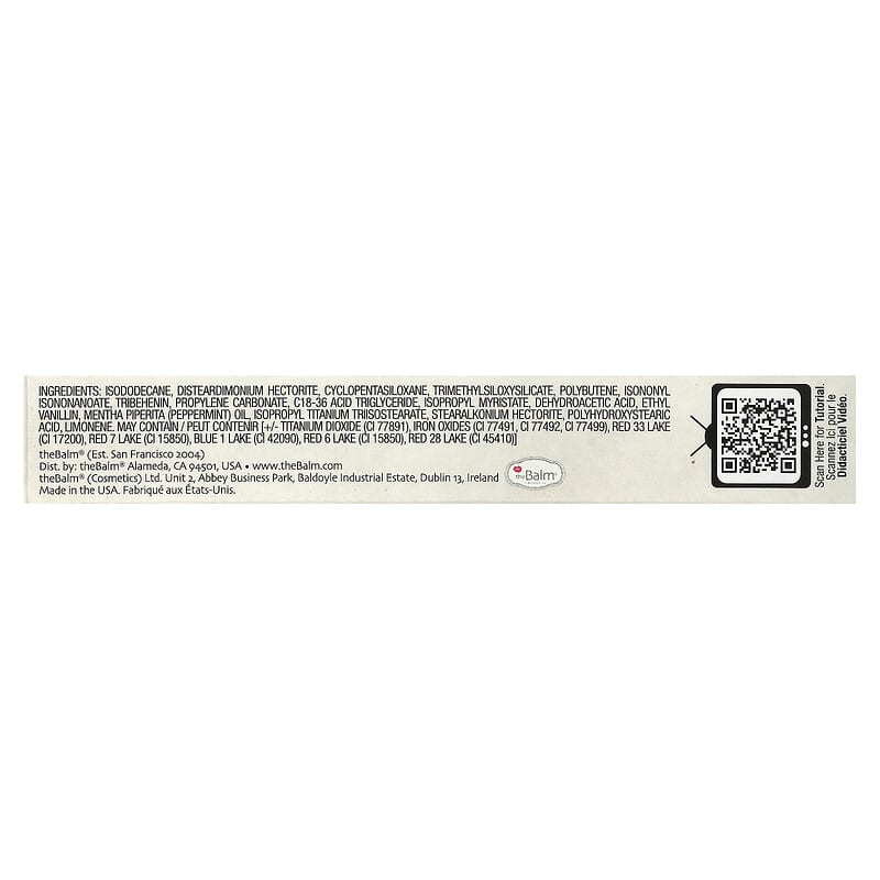 theBalm Cosmetics, Meet Matt(e) Hughes, Long-Lasting Liquid Lipstick, Committed, 0.25 fl oz (7.4 ml)