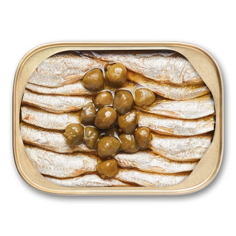 King Oscar, Wild Caught, Sardines In Extra Virgin Olive Oil, White Wine Vinegar & Capers, 3.75 oz (106 g)