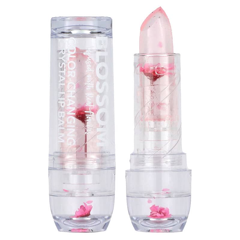 Blossom, Crystal Lip Balm, Color Changing, Pink, 3 g