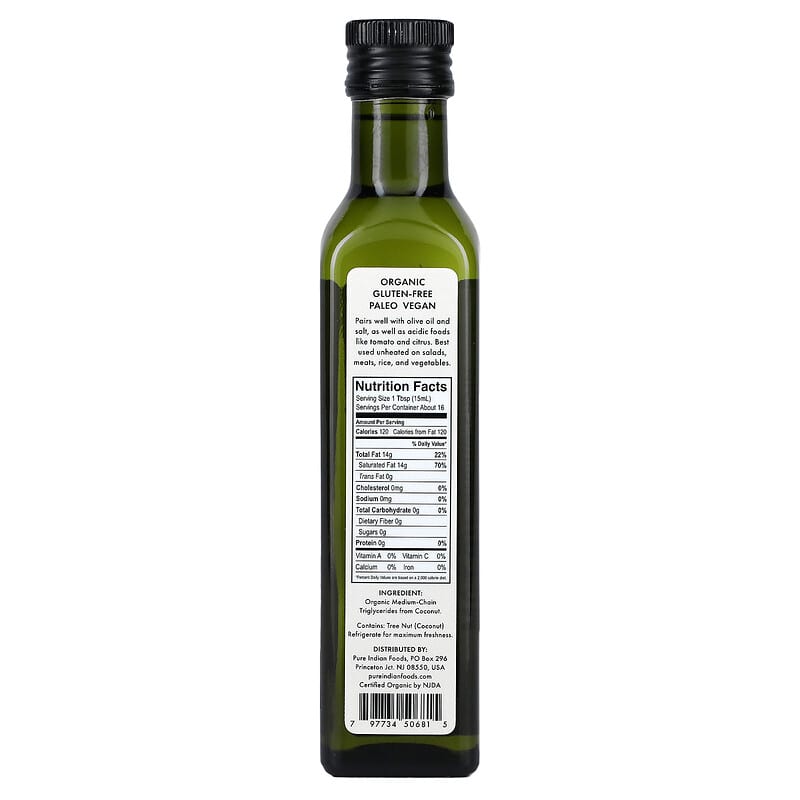 Pure Indian Foods, MCT Oil, 250 ml