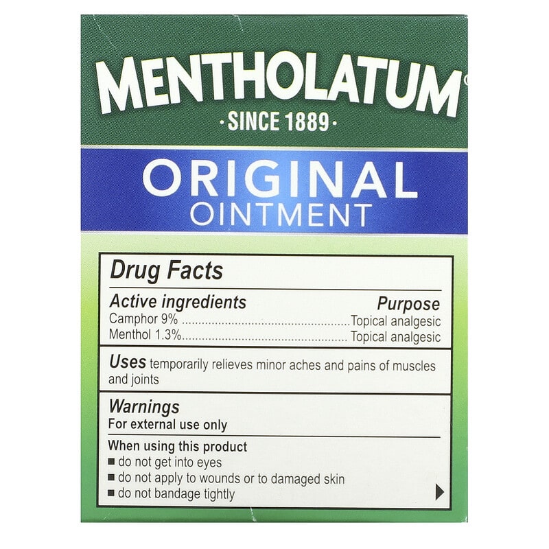 Mentholatum, Original Ointment, 3 oz (85 g)