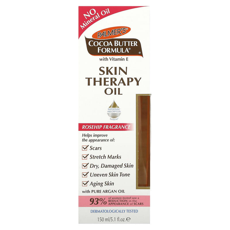 Palmers, Cocoa Butter Formula with Vitamin E, Skin Therapy Oil, Rosehip Fragrance, 5.1 fl oz (150 ml)