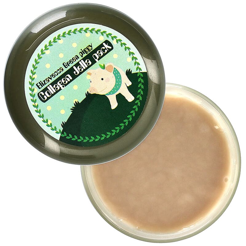 Elizavecca, Green Piggy, Collagen Jelly Pack, 3.53 oz (100 g)