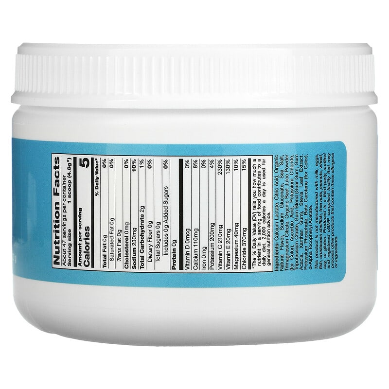 California Gold Nutrition, HydrationUP, Electrolyte Drink Mix, Tropical, 8 oz (227 g)