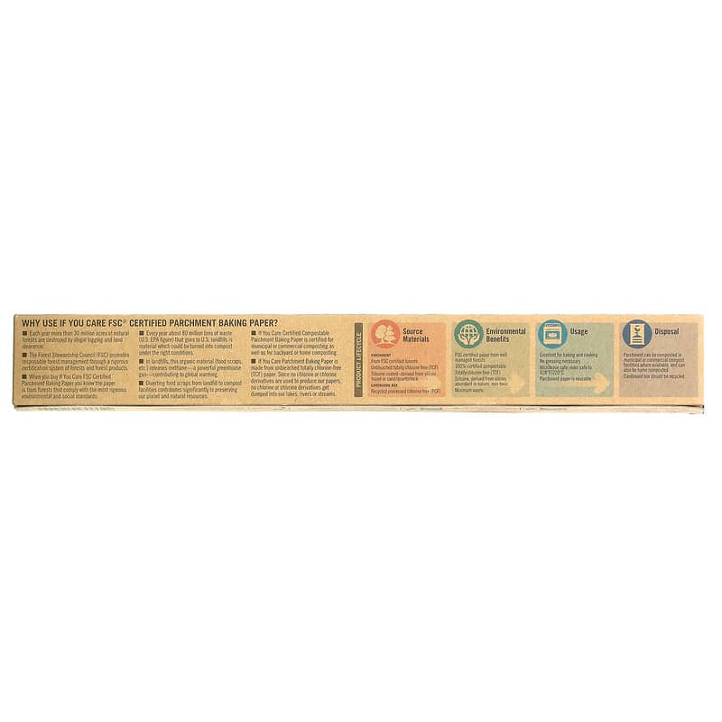 If You Care, Parchment Baking Paper, 70 sq ft (65 ft x 13 in)