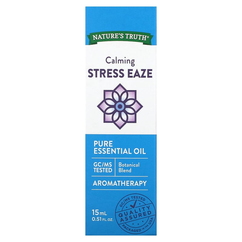 Nature's Truth, Pure Essential Oil, Calming Stress Eaze, 0.51 fl oz (15 ml)