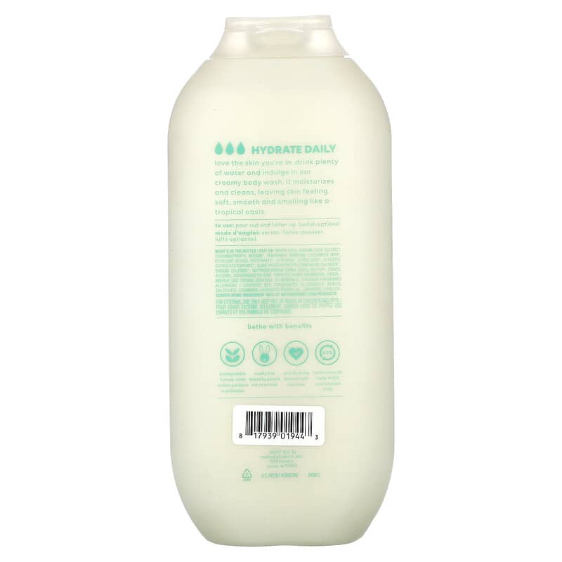 Method, Hydrating Body Wash, Coconut Milk, 18 fl oz (532 ml)