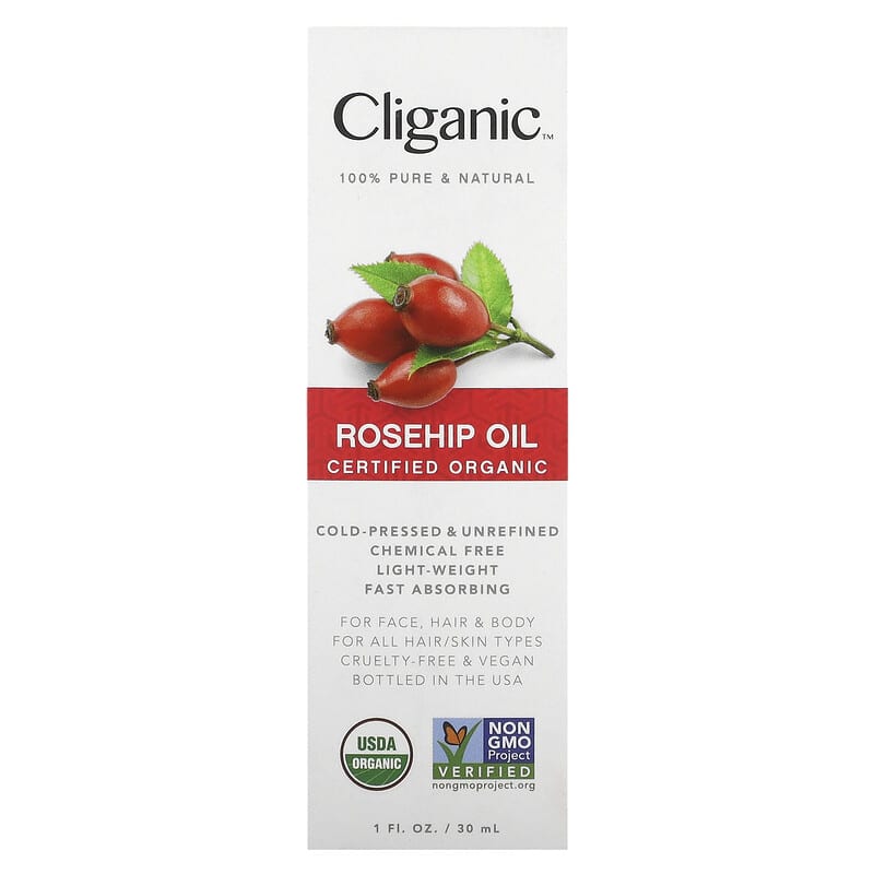 Cliganic, Rosehip Oil, 1 fl oz (30 ml)