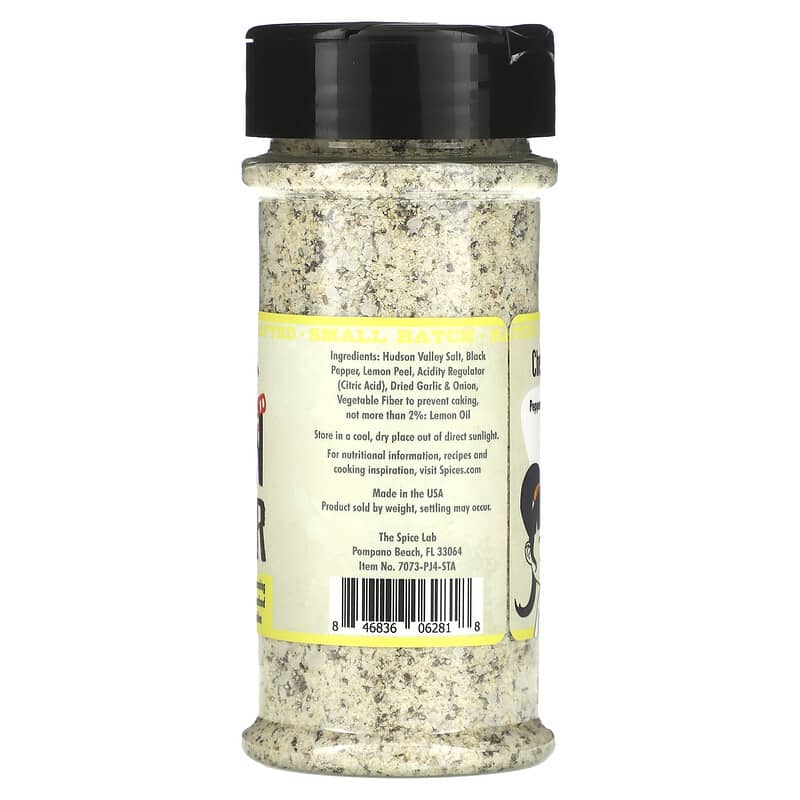 The Spice Lab, Lemon Pepper, 6.7 oz (190 g)