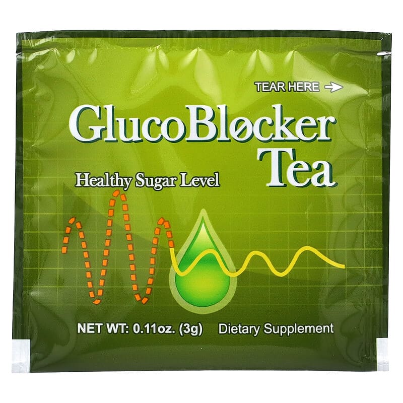 Longreen Corporation, GlucoBlocker Tea, Selected Gymnema, 20 Tea Bags, 2.12 oz (60 g)