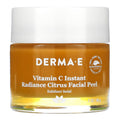 DERMA E, Vitamin C, Instant Radiance Citrus Facial Peel, 2 oz (56 g)