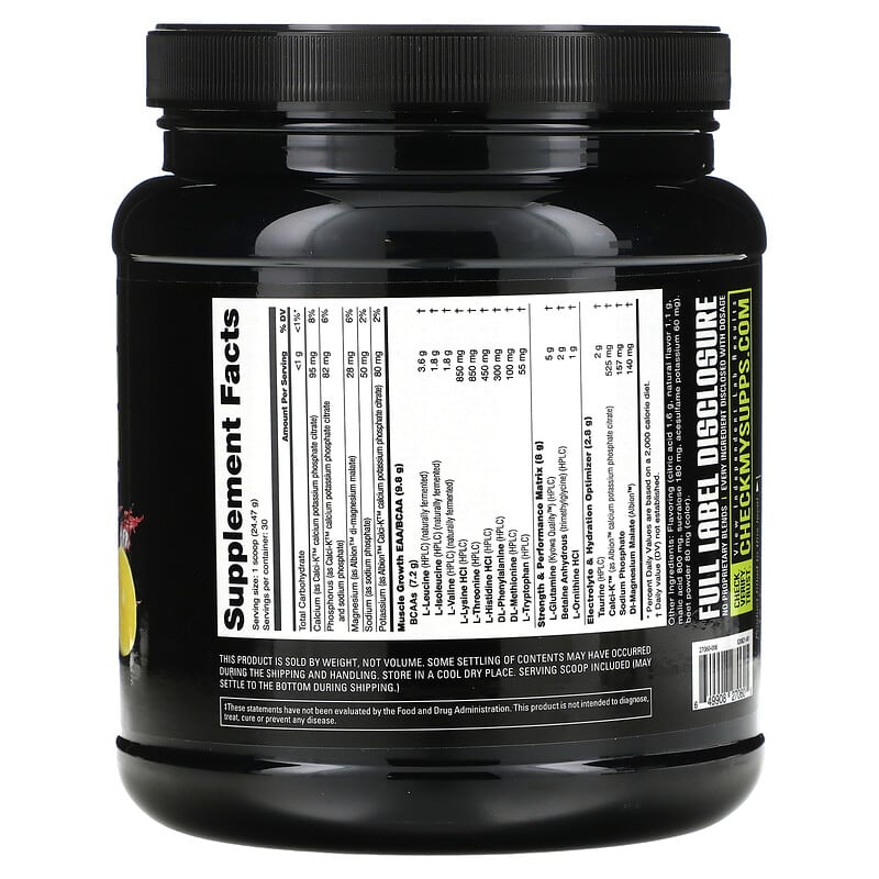 NutraBio, Intra Blast, Intra Workout Amino Fuel, Strawberry Lemon Bomb, 1.62 lb (734 g)