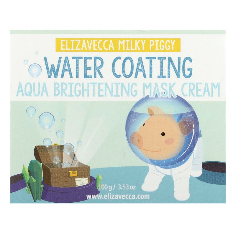 Elizavecca, Milky Piggy, Water Coating Aqua Brightening Beauty Mask Cream, 3.53 oz (100 g)