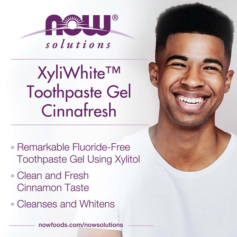 NOW Foods, XyliWhite Toothpaste Gel, Cinnafresh, 6.4 oz (181 g)