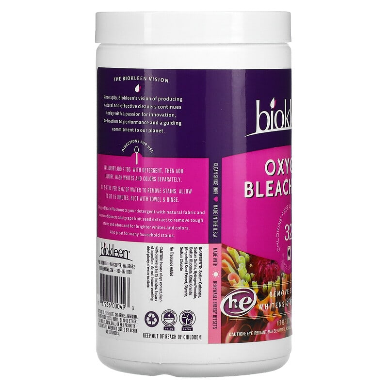 Biokleen, Oxygen Bleach Plus, 32 oz (907 g)