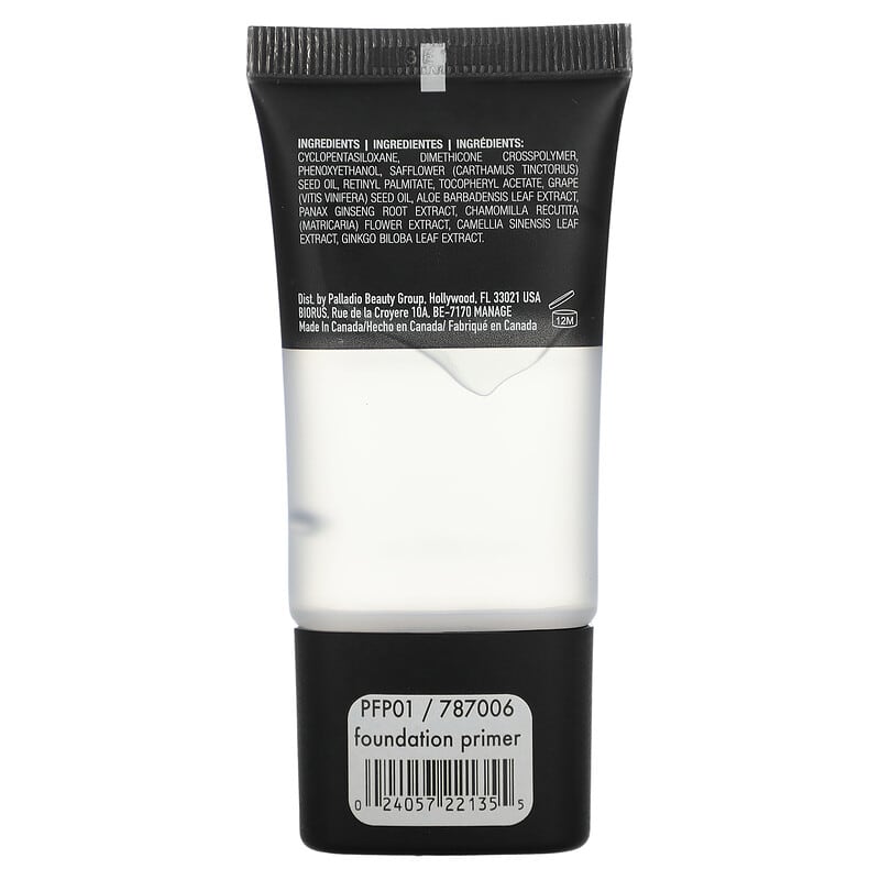 Palladio, Foundation Primer, 0.674 fl oz (20 ml)