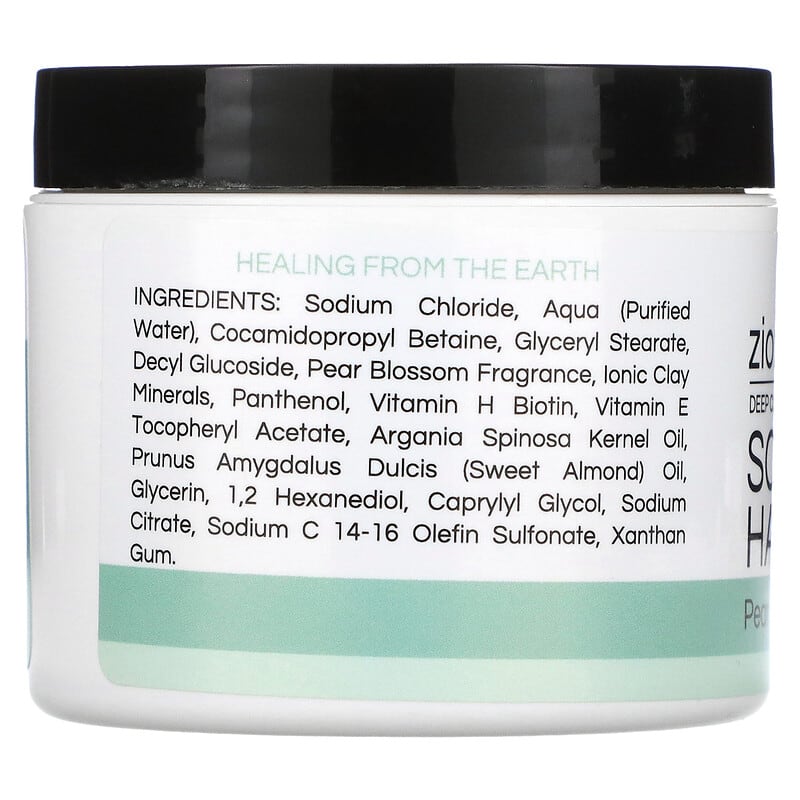 Zion Health, Deep Cleansing Scalp & Hair Scrub, Pear Blossom with Sea Salt, 4 oz (113 g)