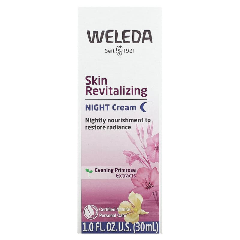 Weleda, Skin Revitalizing Night Cream, Normal to Dry Skin, 1 fl oz (30 ml)