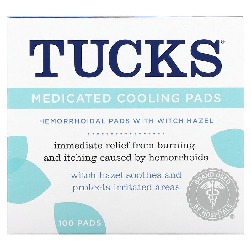 Tucks, Medicated Cooling Pads, 100 Pads