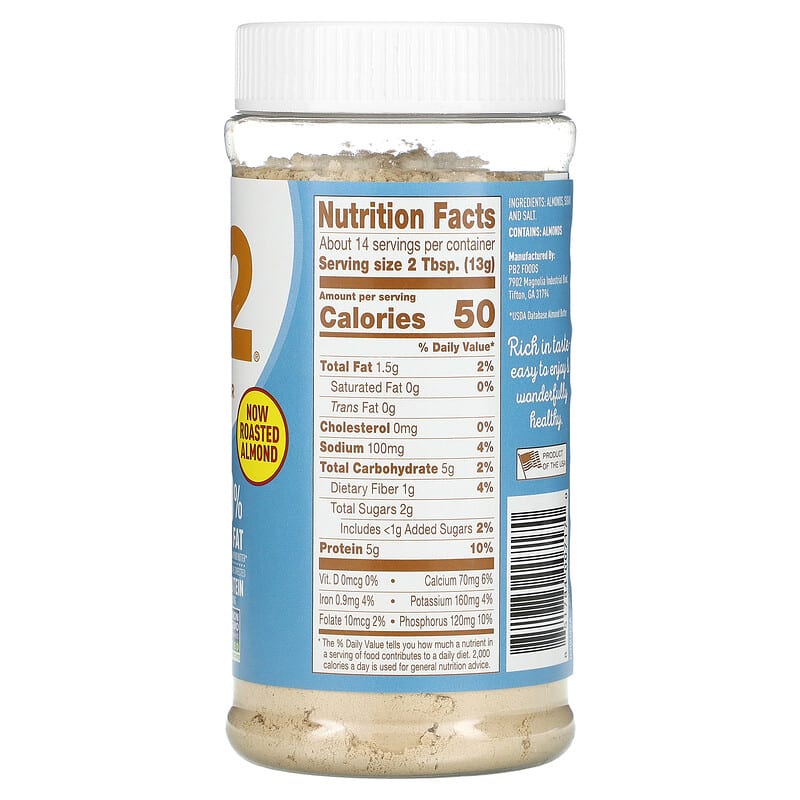 PB2 Foods, The Original PB2, Powdered Almond Butter, 6.5 oz (184 g)