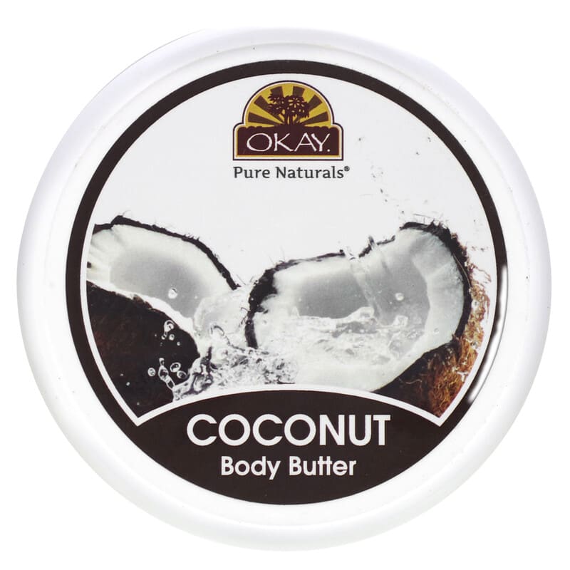 Okay Pure Naturals, Natural Coconut, Body Butter, 7 oz (198 g)