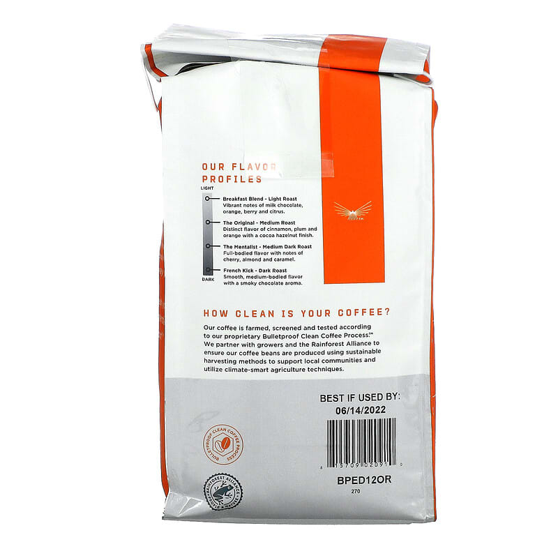 BulletProof, Coffee, The Original, Ground, Medium Roast, 12 oz (340 g)