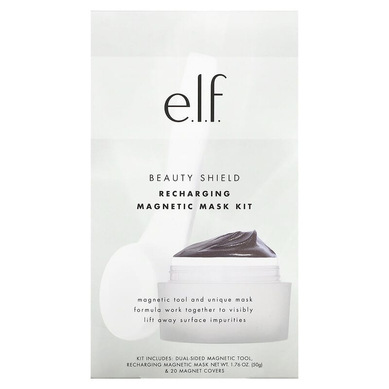 E.L.F., Beauty Shield Recharging Magnetic Beauty Mask Kit, 3 Piece Kit