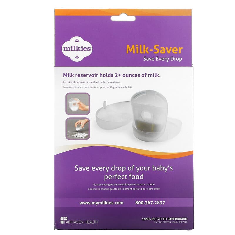 Fairhaven Health, Milkies, Milk-Saver, 1 Count