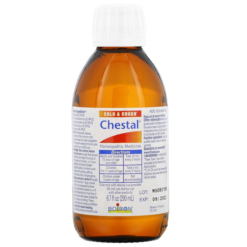 Boiron, Chestal, Cold & Cough, 6.7 fl oz (200 ml)