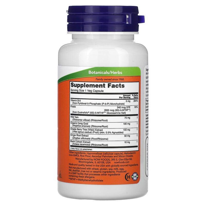 NOW Foods, Female Balance, 90 Veg Capsules