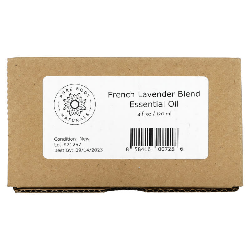 Pure Body Naturals, Essential Oil, Lavender, 4 fl oz (120 ml)