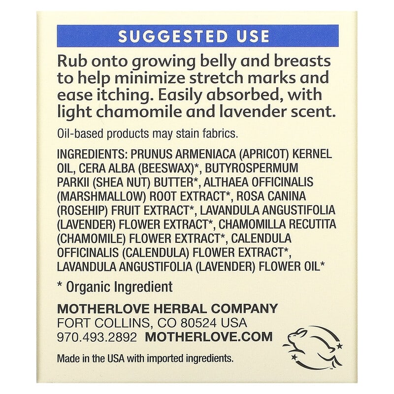 Motherlove, Pregnant Belly Salve, 4 fl oz (118 ml)