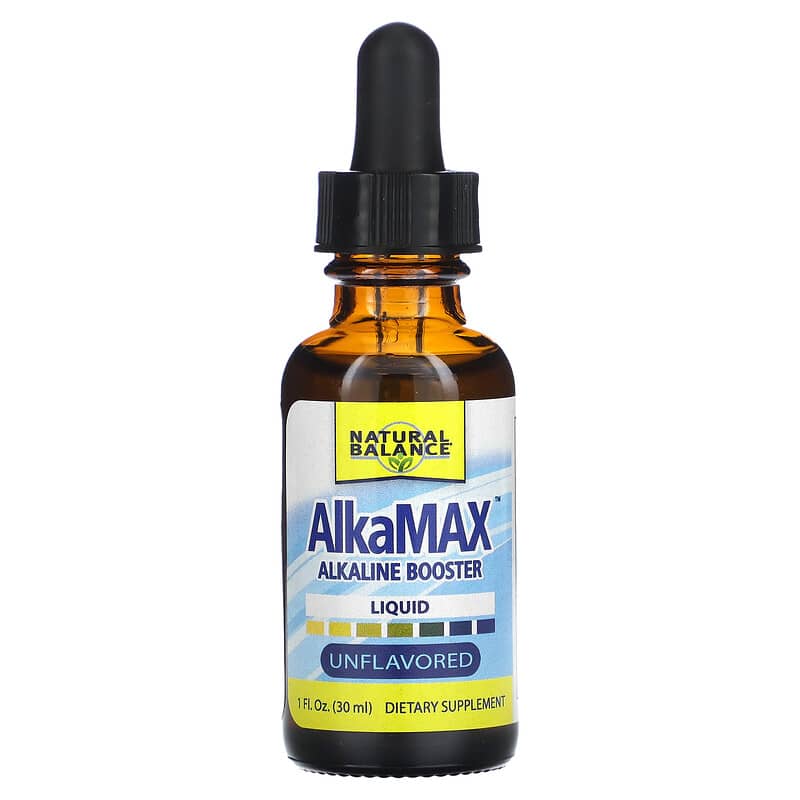 Natural Balance, AlkaMAX, Alkaline Booster, Unflavored, 1 fl oz (30 ml)