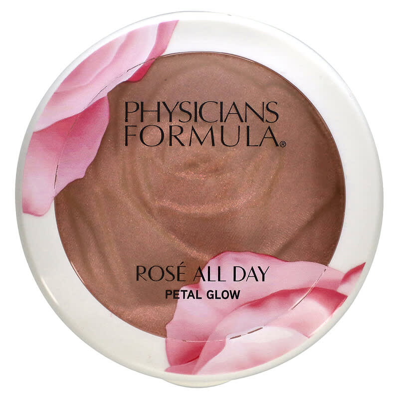 Physicians Formula, Rose All Day Petal Glow, Multi Use Highlighter, Soft Petal, 0.32 oz (9.2 g)