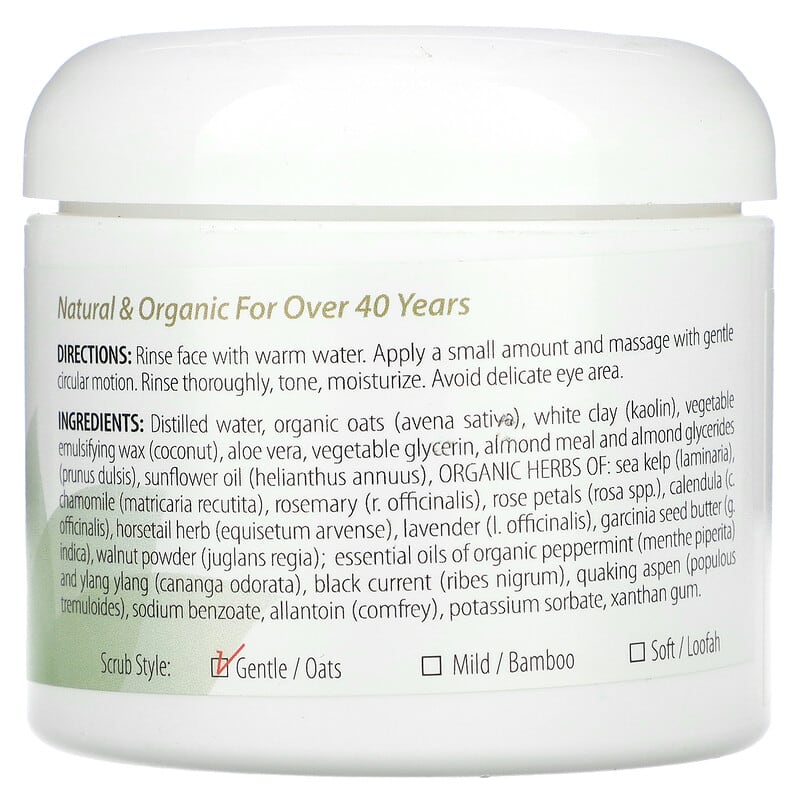 Abracadabra, Abra Therapeutics, Skin Refining Scrub, Peppermint and Oats, 4.5 oz (126 g)