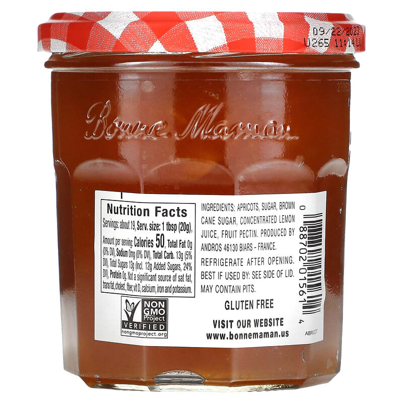 Bonne Maman, Apricot Preserves, 13 oz (370 g)